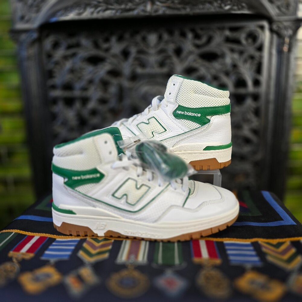 New Balance Aimé Leon Dore x 650R White Classic Pine Gum Size 10